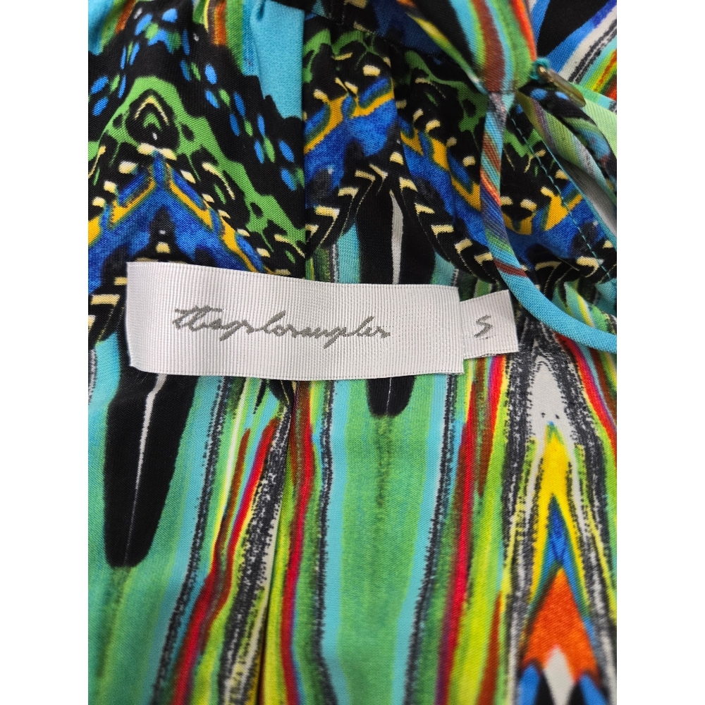 T-Bags Los Angeles Tie Front Maxi Dress - Picture 11 of 15